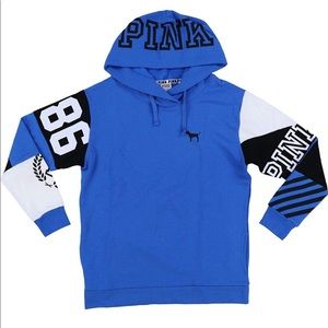 NWT Pink Hoodie Campus Crossover Tunic Sweatshirt